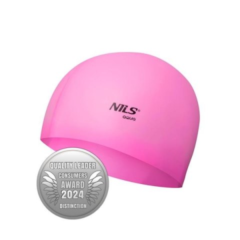 NQC JEDNOKOLOROWY PK02 JASNORÓŻOWY CZEPEK SILIKONOWY NILS AQUA NQC JEDNOKOLOROWY PK02 JASNORÓŻOWY CZEPEK SILIKONOWY NILS AQUA