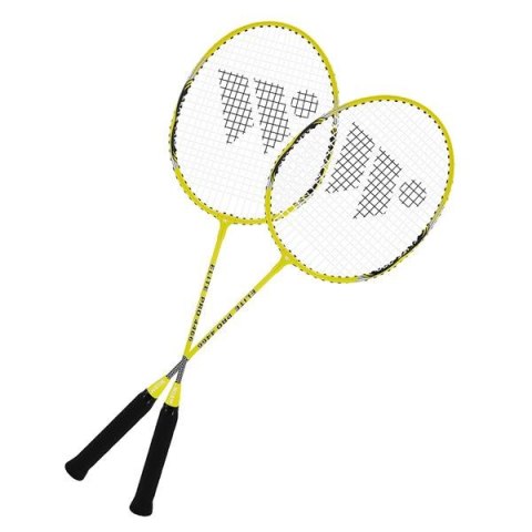 Alumtec 4466 Zestaw Rakiet do Badmintona + Lotki, Siatka, Słupki - Komplet Alumtec 4466 Zestaw Rakiet do Badmintona + Lotki, Siatka, Słupki - Komplet