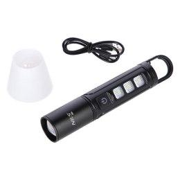 NC0003 Latarka LED 800 lm NILS CAMP USB IPX4 teleskopowa klosz