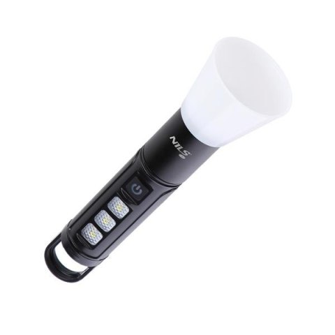 NC0003 Latarka LED 800 lm NILS CAMP USB IPX4 teleskopowa klosz NC0003 Latarka LED 800 lm NILS CAMP USB IPX4 teleskopowa klosz
