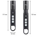 NC0003 Latarka LED 800 lm NILS CAMP USB IPX4 teleskopowa klosz
