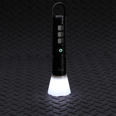 NC0003 Latarka LED 800 lm NILS CAMP USB IPX4 teleskopowa klosz NC0003 Latarka LED 800 lm NILS CAMP USB IPX4 teleskopowa klosz