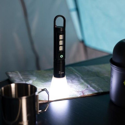 NC0003 Latarka LED 800 lm NILS CAMP USB IPX4 teleskopowa klosz NC0003 Latarka LED 800 lm NILS CAMP USB IPX4 teleskopowa klosz