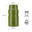 NCT02 Termos obiadowy 750 ml NILS CAMP + łyżka stal nierdzewna