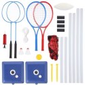 NT0300 3w1 SIATKA MULTIFUNKCYJNA BADMINTON+TENIS+SIATKÓWKA POKROWIEC PEŁNY NILS