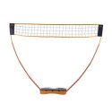 ZSB3 ZESTAW 3w1 SIATKA DO BADM. + TENIS ZIEMNY + SIATKÓWKA + WALIZKA NILS