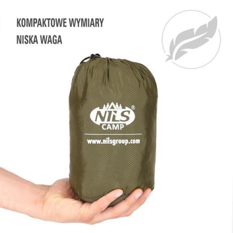NC3116 ZIELONY HAMAK Z MOSKITIERĄ NILS CAMP NC3116 ZIELONY HAMAK Z MOSKITIERĄ NILS CAMP