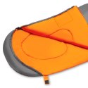 Śpiwór NC2008 Szaro-Pomarańczowy Rozm. L - Komfort i Ciepło na Campingu!