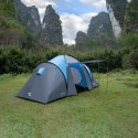 Namiot Kempingowy Nils Camp NC6431 Highland IV 4-osobowy Niebiesko-Szary