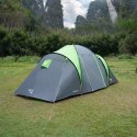 Namiot Kempingowy Nils Camp Highland IV 4-osobowy Zielono-Szary Wodoodporny