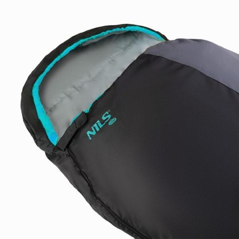 NC1705 Śpiwór Ultra Light 215×75 cm NILS CAMP czarno-miętowy 0–5 °C NC1705 Śpiwór Ultra Light 215×75 cm NILS CAMP czarno-miętowy 0–5 °C