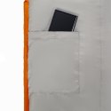 NC1705 Śpiwór Ultra Light 215×75 cm NILS CAMP szaro-pomarańczowy 0–5 °C