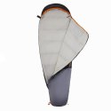 NC1705 Śpiwór Ultra Light 215×75 cm NILS CAMP szaro-pomarańczowy 0–5 °C