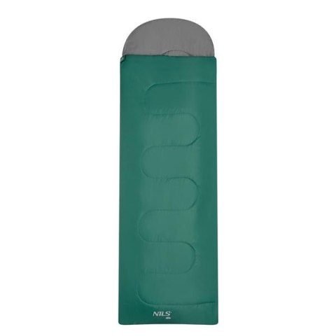 NC2105 Śpiwór L NILS CAMP zielono-szary 190x75cm 12–25°C + pokrowiec NC2105 Śpiwór L NILS CAMP zielono-szary 190x75cm 12–25°C + pokrowiec