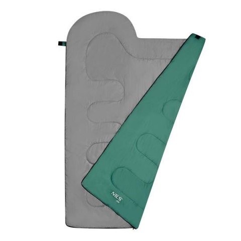 NC2105 Śpiwór L NILS CAMP zielono-szary 190x75cm 12–25°C + pokrowiec NC2105 Śpiwór L NILS CAMP zielono-szary 190x75cm 12–25°C + pokrowiec