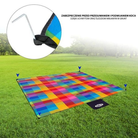 NC2221 KOC PIKNIKOWY MULTI 250x200 CM PE + ALU NILS CAMP NC2221 KOC PIKNIKOWY MULTI 250x200 CM PE + ALU NILS CAMP