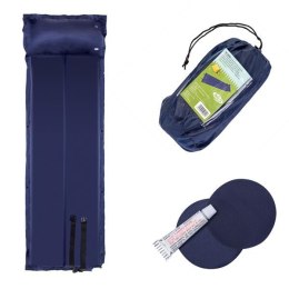 NC4008 Mata samopompująca z poduszką NILS CAMP 188x57cm niebieska