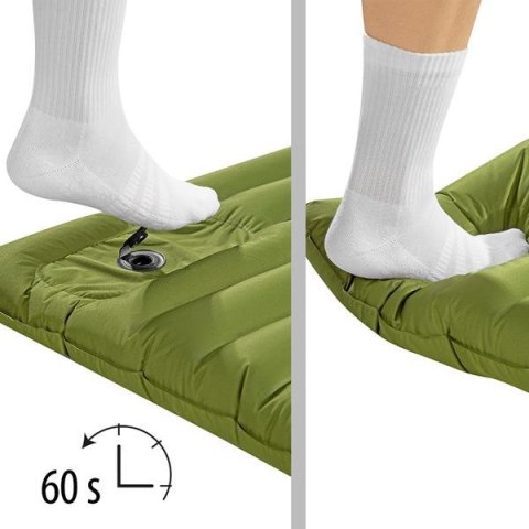 Mata Turystyczna NC4101 Zielona z Wbudowaną Pompką NILS CAMP 10cm Mata Turystyczna NC4101 Zielona z Wbudowaną Pompką NILS CAMP 10cm