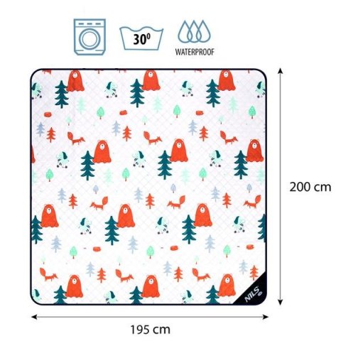 NC8028 LAS KOC PIKNIKOWY 195X200 CM – Idealny na Piknik i Kemping! NC8028 LAS KOC PIKNIKOWY 195X200 CM – Idealny na Piknik i Kemping!