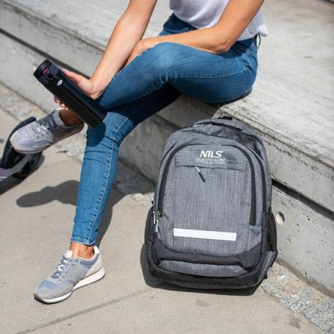 CBC7046 SZARY DAYPACK PLECAK NILS CBC7046 SZARY DAYPACK PLECAK NILS