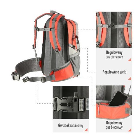 CBT7156 CZERWONY JAGERFLY PLECAK NILS CAMP CBT7156 CZERWONY JAGERFLY PLECAK NILS CAMP