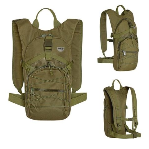 Lekki plecak taktyczny NILS CAMP CRAB 15L wodoodporny zielony pojemny Lekki plecak taktyczny NILS CAMP CRAB 15L wodoodporny zielony pojemny