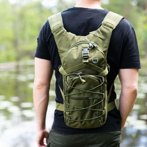 Lekki plecak taktyczny NILS CAMP CRAB 15L wodoodporny zielony pojemny Lekki plecak taktyczny NILS CAMP CRAB 15L wodoodporny zielony pojemny
