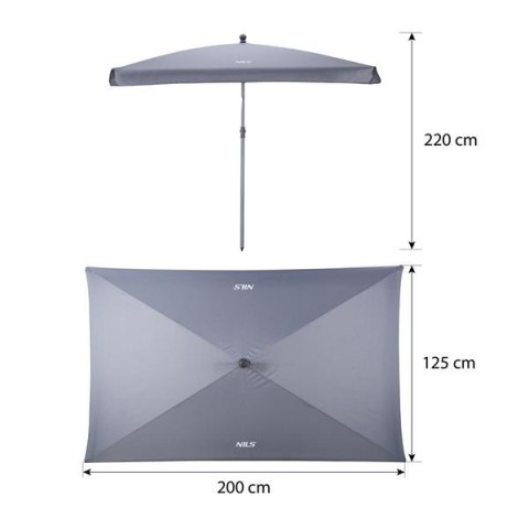 NC7826 PARASOL OGRODOWY 200 CM NILS NC7826 PARASOL OGRODOWY 200 CM NILS