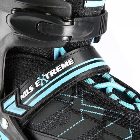 NA11002 CZARNO/NIEBIESKIE ROZM. L (39-42) ŁYŻWOROLKI NILS EXTREME NA11002 CZARNO/NIEBIESKIE ROZM. L (39-42) ŁYŻWOROLKI NILS EXTREME