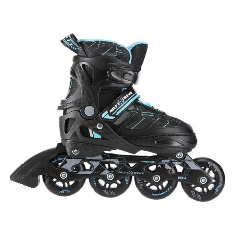 NA11002 CZARNO/NIEBIESKIE ROZM. M (35-38) ŁYŻWOROLKI NILS EXTREME NA11002 CZARNO/NIEBIESKIE ROZM. M (35-38) ŁYŻWOROLKI NILS EXTREME