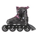 NA11002 CZARNO/RÓŻOWE ROZM. L (39-42) ŁYŻWOROLKI NILS EXTREME