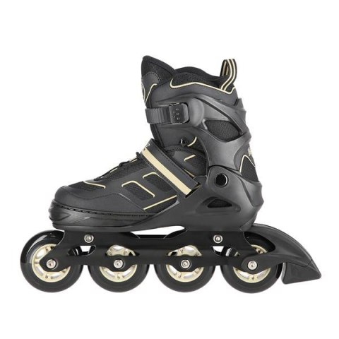 Łyżworolki Nils Extreme CZARNO-BEŻOWE Rozm. L (39-42) - Komfort i Styl! Łyżworolki Nils Extreme CZARNO-BEŻOWE Rozm. L (39-42) - Komfort i Styl!