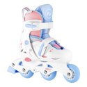 Łyżworolka 3w1 NJ1190 Biała Rozmiar XS (26-29) Nils Fun - Dla Dzieci