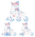 Łyżworolka 3w1 NJ1190 Biała Rozmiar XS (26-29) Nils Fun - Dla Dzieci