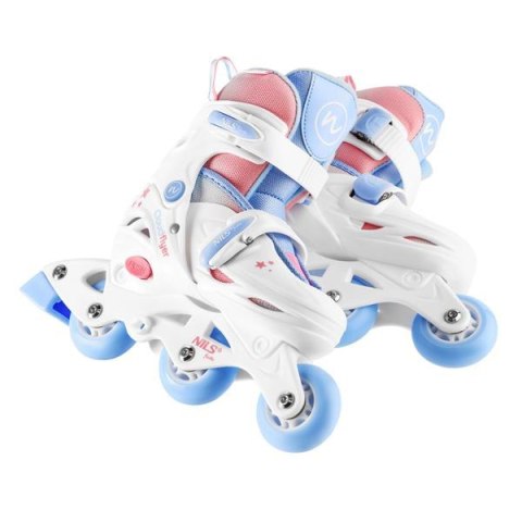 Łyżworolka 3w1 NJ1190 Biała Rozmiar XS (26-29) Nils Fun - Dla Dzieci Łyżworolka 3w1 NJ1190 Biała Rozmiar XS (26-29) Nils Fun - Dla Dzieci