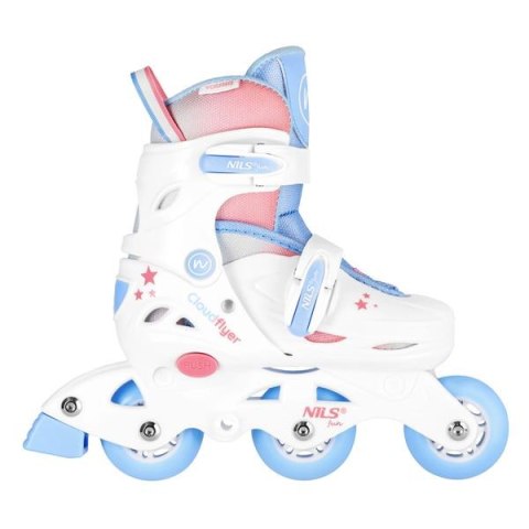 Łyżworolka 3w1 NJ1190 Biała Rozmiar XS (26-29) Nils Fun - Dla Dzieci Łyżworolka 3w1 NJ1190 Biała Rozmiar XS (26-29) Nils Fun - Dla Dzieci