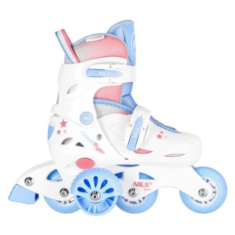 Łyżworolka 3w1 NJ1190 Biała Rozmiar XS (26-29) Nils Fun - Dla Dzieci Łyżworolka 3w1 NJ1190 Biała Rozmiar XS (26-29) Nils Fun - Dla Dzieci