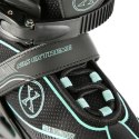NA11008 CZARNO-MIĘTOWY ROZM. L (39-42) ŁYŻWOROLKI NILS EXTREME
