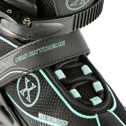 NA11008 CZARNO-MIĘTOWY ROZM. L (39-42) ŁYŻWOROLKI NILS EXTREME NA11008 CZARNO-MIĘTOWY ROZM. L (39-42) ŁYŻWOROLKI NILS EXTREME