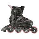 NA11008 CZARNO-RÓŻOWY ROZM. M (35-38) ŁYŻWOROLKI NILS EXTREME
