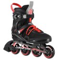 NA14124 ŁYŻWOROLKI NILS EXTREME CZARNE ROZM. 41 - stabilne, wysokie, mocne