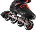 NA14124 ŁYŻWOROLKI NILS EXTREME CZARNE ROZM. 41 - stabilne, wysokie, mocne