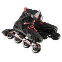 NA14124 ŁYŻWOROLKI NILS EXTREME CZARNE ROZM. 41 - stabilne, wysokie, mocne