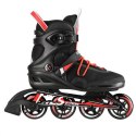 NA14124 CZARNE ŁYŻWOROLKI NILS EXTREME ROZM. 43 - WYTRZYMAŁE I KOMFORTOWE