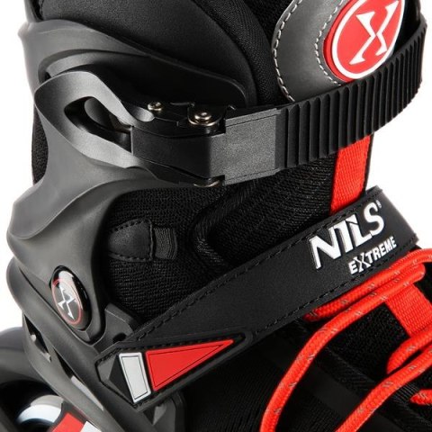 NA14124 CZARNE ŁYŻWOROLKI NILS EXTREME ROZM. 43 - WYTRZYMAŁE I KOMFORTOWE NA14124 CZARNE ŁYŻWOROLKI NILS EXTREME ROZM. 43 - WYTRZYMAŁE I KOMFORTOWE