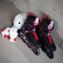 Łyżworolki NILS EXTREME NA14124 CZARNE ROZM. 45 -ciekawa kolorystyka