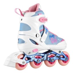 NA18168A ŁYŻWOROLKI PRINCESS BIAŁE ROZM.L (39-42) NILS EXTREME