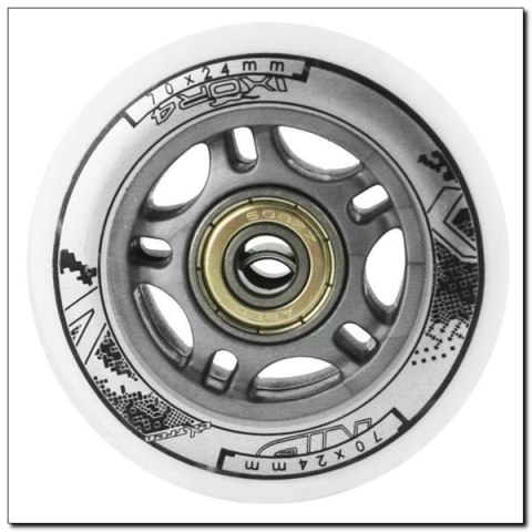 PU 70x24 BIAŁE 82A (4 SZT) + ABEC-7 (8 SZT) ZESTAW NILS EXTREME PU 70x24 BIAŁE 82A (4 SZT) + ABEC-7 (8 SZT) ZESTAW NILS EXTREME