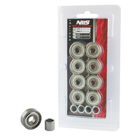 ABEC-5 CARBON ŁOŻYSKA (8 szt.) NILS EXTREME ABEC-5 CARBON ŁOŻYSKA (8 szt.) NILS EXTREME