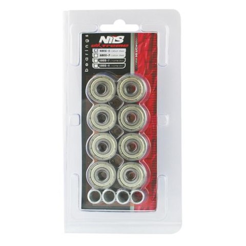ABEC-5 CARBON ŁOŻYSKA (8 szt.) NILS EXTREME ABEC-5 CARBON ŁOŻYSKA (8 szt.) NILS EXTREME